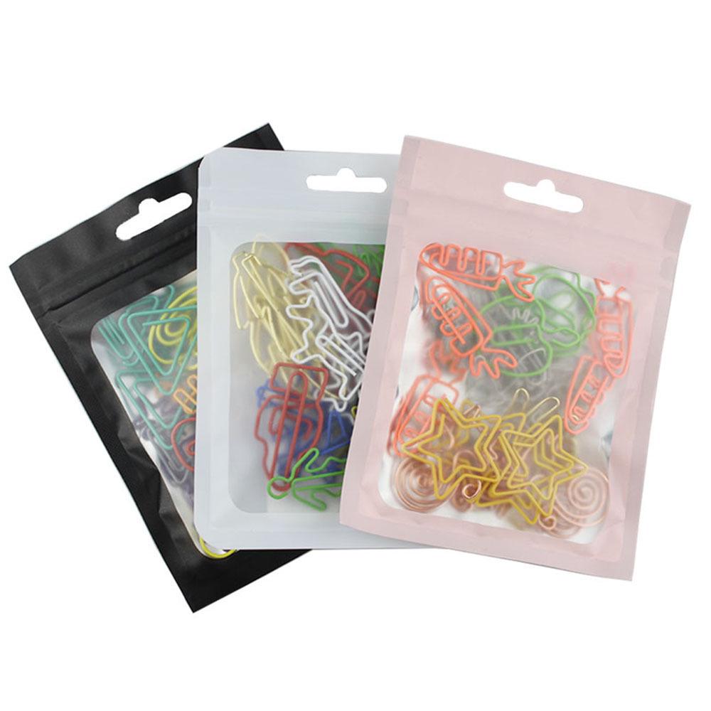 

Creative Cartoon Paper Clips, 30-Pack: Irregular Metal Shapes for Office Supplies