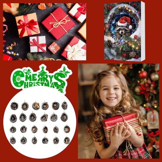 Forest Animal Advent Calendar 2025 24 Days Cute Animal Holiday Decor Countdown To Christmas