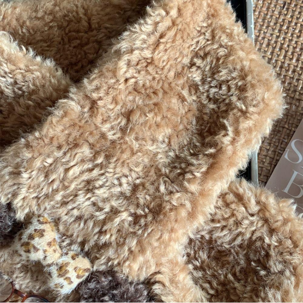 Hundebrille Welpenschal Lamm Winter Kaschmirschals Klassischer Wollschal Mädchen