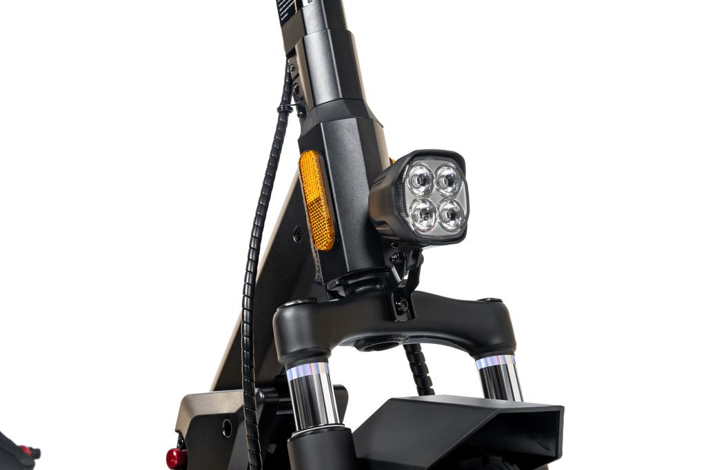 KuKirin M4 Max 800W Electric Scooter, 48V 18.2Ah 64km Range, 45km/h, 10" Tubeless Tires, Dual Spring Suspension