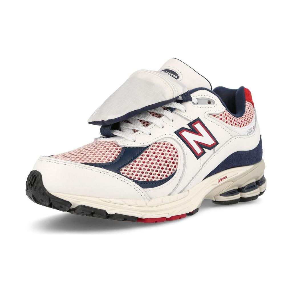 New Balance 2002R Pouch - Navy Red Unisex Sneakers White Sea-Salt Team-Red M2002RVE