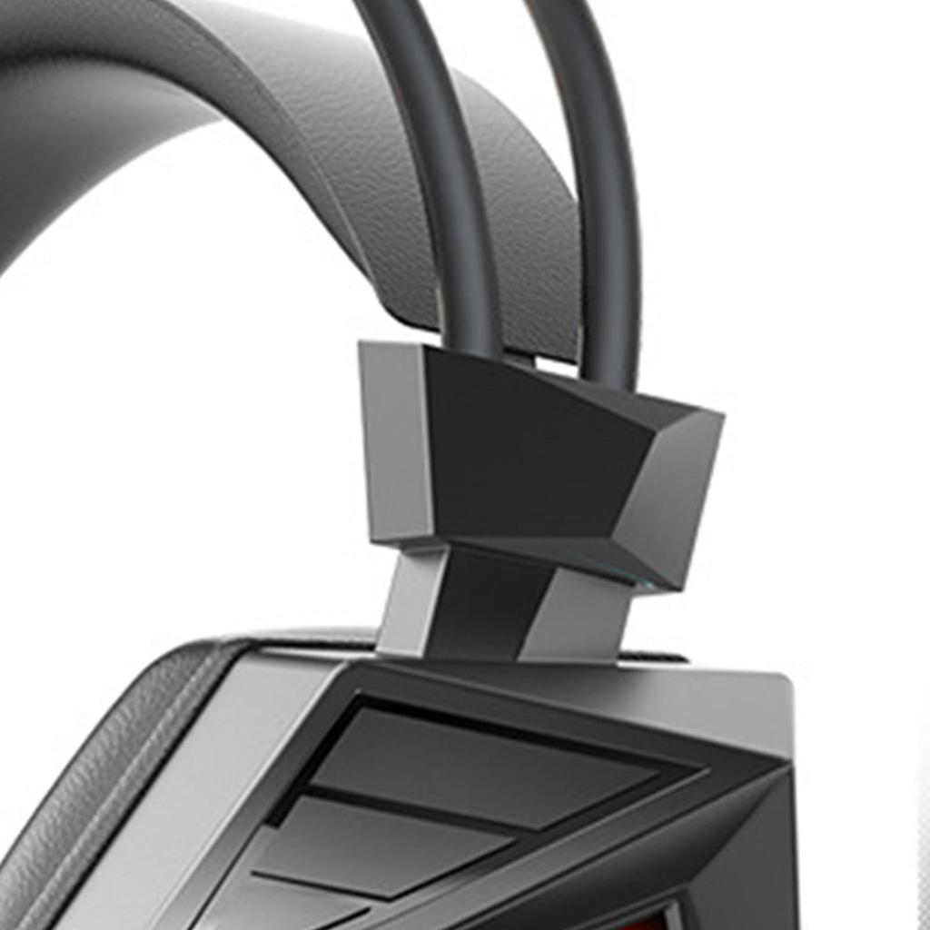 Wired Gaming Headset Professional Ergonomic Comfortable Clear Gaming Headset for PC Computer Black Red