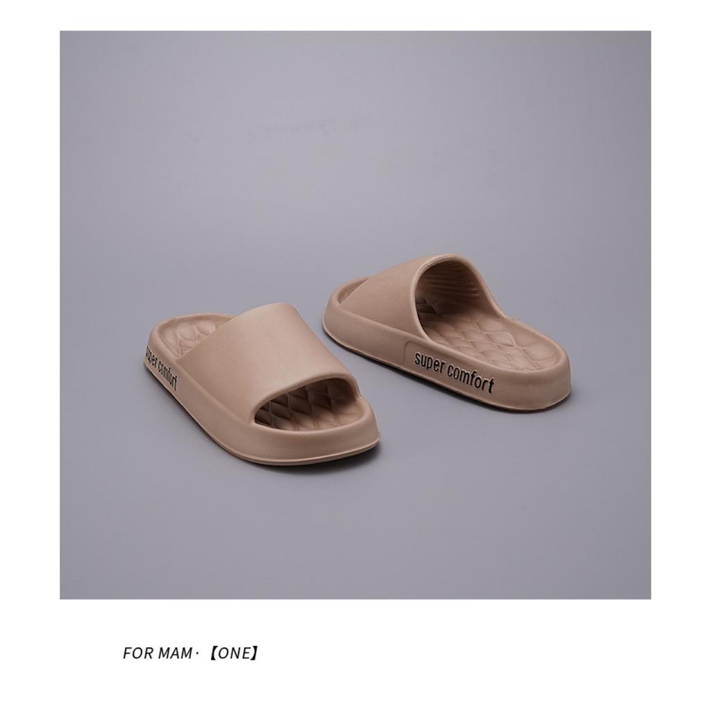 EVA Thick Soled Men's Slippers with A Sense of Stepping On Poop for Summer Outdoor Wear, Indoor Home Use, Sports, Cool Slippers for Men