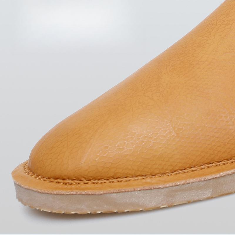 Men's Leather Shoes Handmade Slip on Casual Soft Loafers Simple Comfy Moccasins Breathable Male Boat Shoes Fashion Business Flats