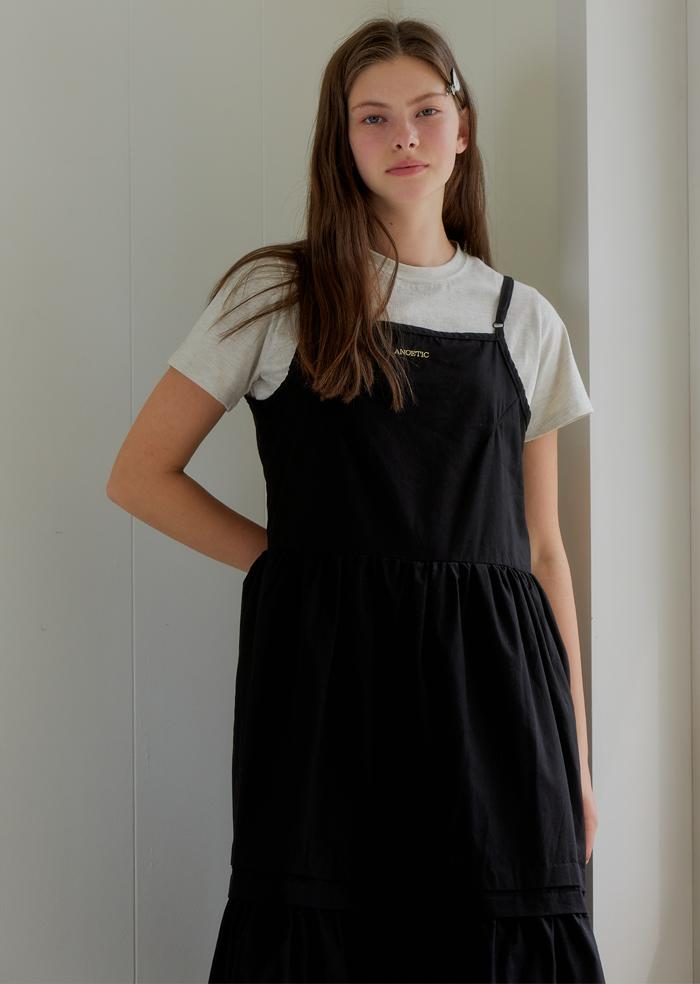 Anoetic Apron Cancan Dress_Black