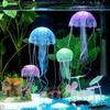 Lifelike Artificial Jellyfish Aquarium Decor – Odor-Free Silicone Tank Ornament for Stunning Underwater Scenery