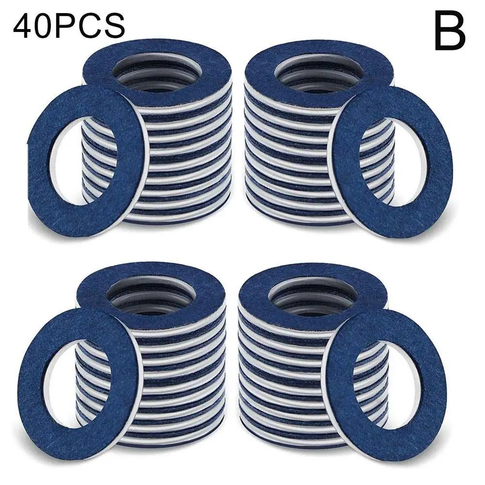 

40 шт. 12 мм отверстие гайка уплотнитель масляный поддон винт слива масла прокладка шайба подходит для / 90430-12031 90341-12012 C2o5