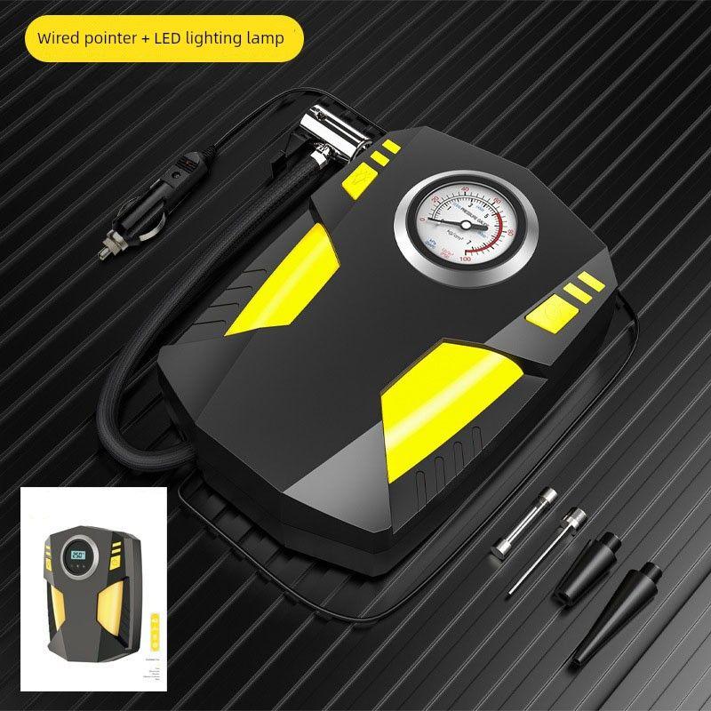 

Vehicle Air Pump Small Car Tire Electric Blast Pump Car Handheld Intelligent Digital Display Inflator Finger Needle