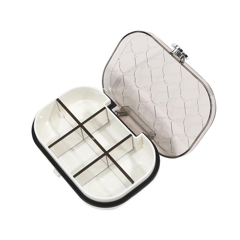 Portable Medicine Box Medicine Packaging Travel Carrying Mini Sealed Travel Medication Organizer Moisture-proof Jewelry Storage