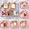 Double Layer Stress Relief Toy Slow Rising Fidget Toy Realistic Bread Toy  Photography Props