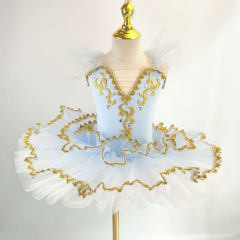 Sequin Kids Ballet Dress Puffy Performance Clothes Fashion Ballet Tutu Children
