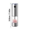 Automatic Adjustable Spices Grinder For Cooking Rechargeable Design With Transparent Window Kitchen Accessory