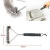 Versatile 12-inch Non-stick Bbq Brush Featuring Stylish Design And Durable Steel Wire Bristles
