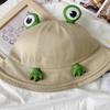 Sun Protection Frog Fisherman Hat Big Brim Women Bucket Hat  Parent Child Matching