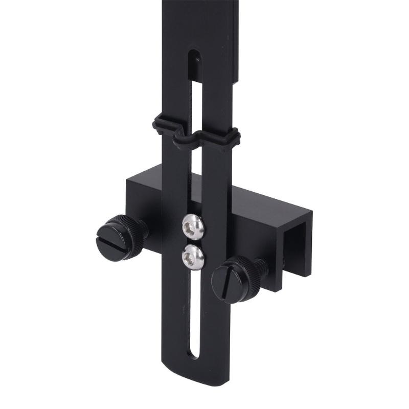 Supporto Leggero in Lega di Alluminio per Acquari Luce Altezza Personalizzabile Impermeabile Accessorio di Supporto per Illuminazione Acquari 2pz