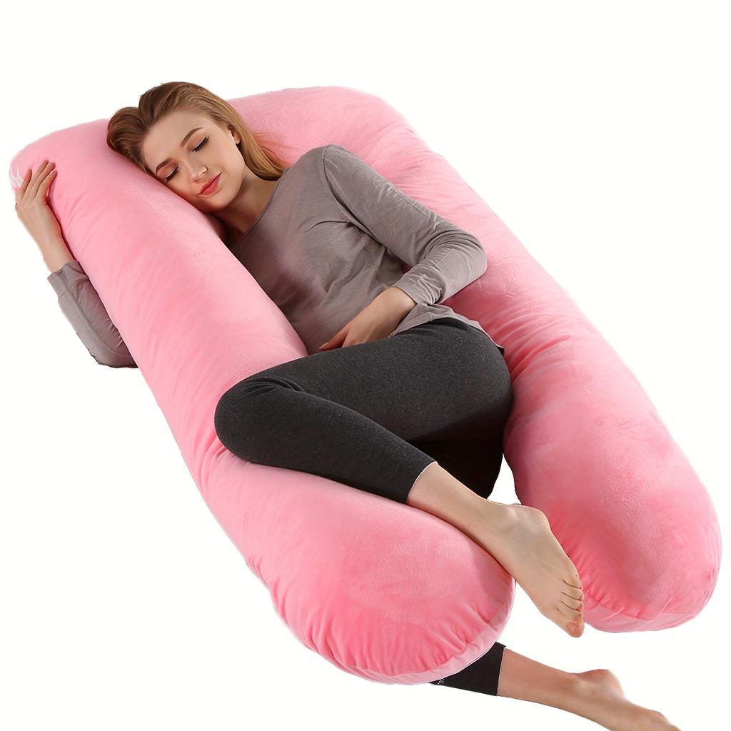 2025 New U-Shaped Extra Large Pregnancy & Adult Luxury Full-Body Maternity Sleep Pillow,Ideal for Side Sleepers