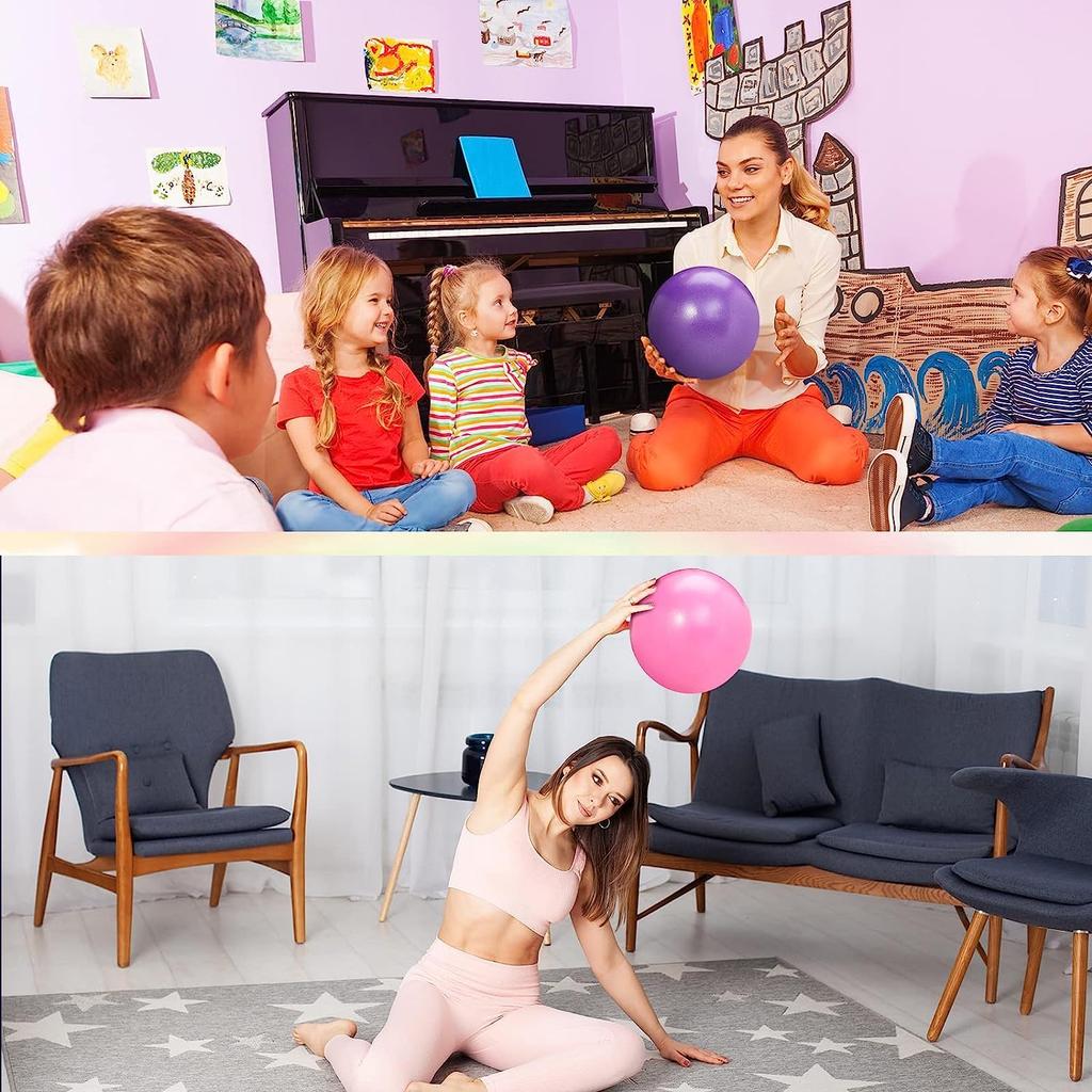 Huang Yem Soft Ball for Kids Mini Rubber Vinyl Yoga Exercise Indoor Outdoor Practice
