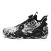Anta Irregular 2 Comfortable Sports Non-Slip Wear-Resistant Mid-Top Kids Basketball Shoes Kids Basketball Shoes Black White 312321102H-2