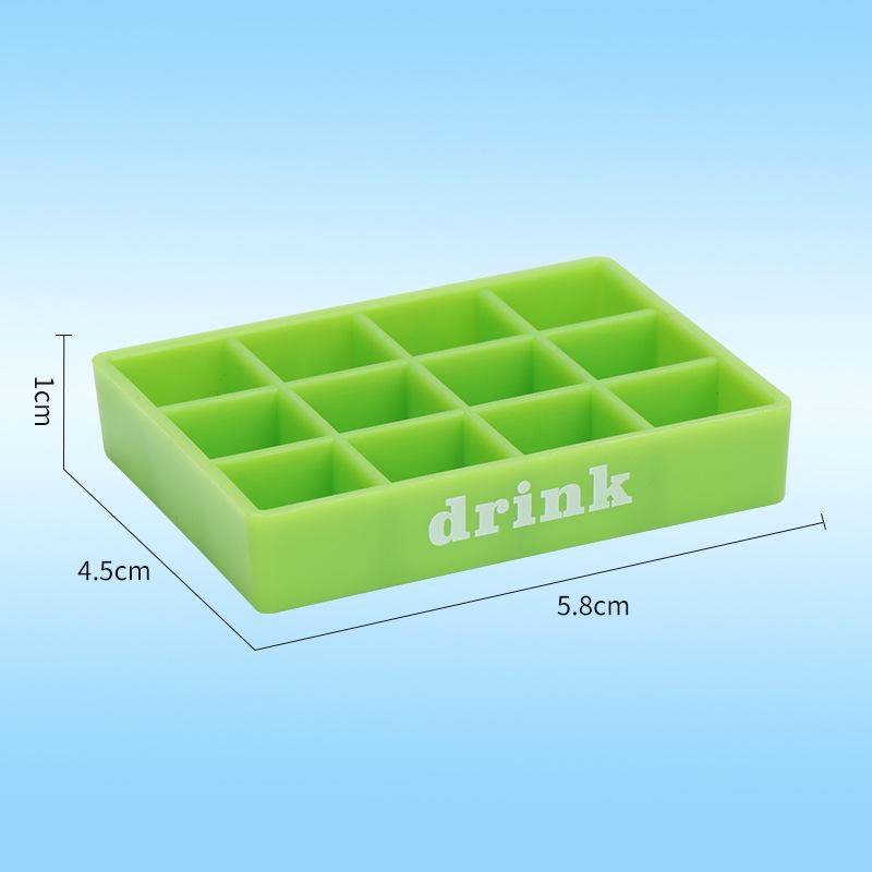 Miniature Soda Tray Toy for Dollhouse Pretend Play