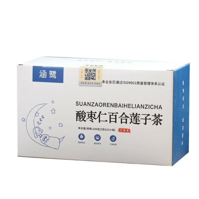 

Органический чай из семян мармеладного лотоса, оригинальный травяной чай Suanzaoren Lianzi Herb Tea, 100 г