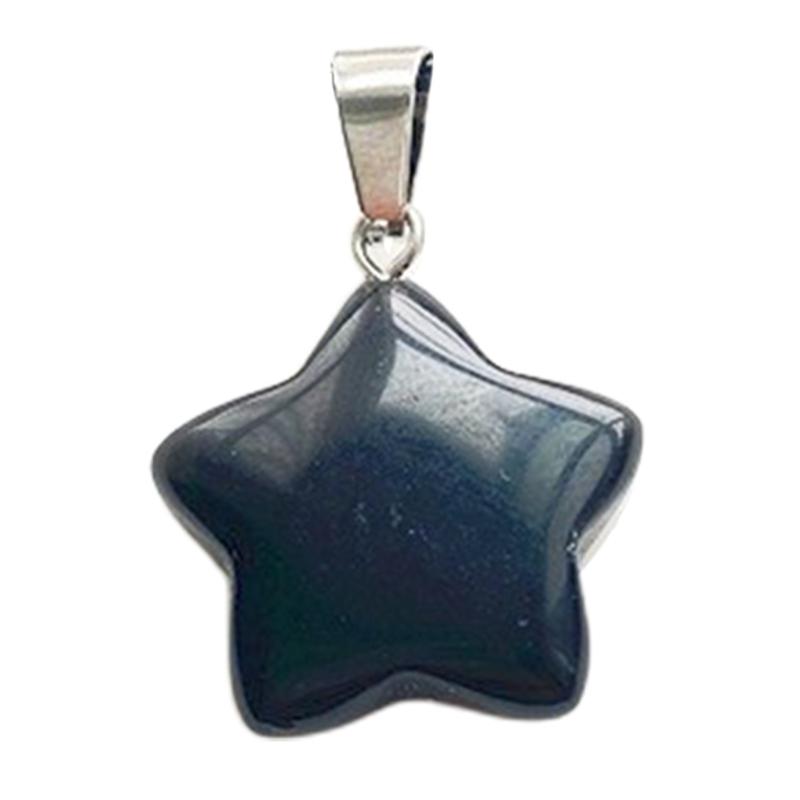 Star Pendant Star Charm Fashion Jewelry Accessory Natural Stone Material Jewelry Findings Perfect Gift for Women Girls