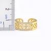 Nidin Delicate Zircon Free Size Adjustable Rings Female for Women Korean Fashion Accessories Girl's Luxury Lucky Jewelry Gift