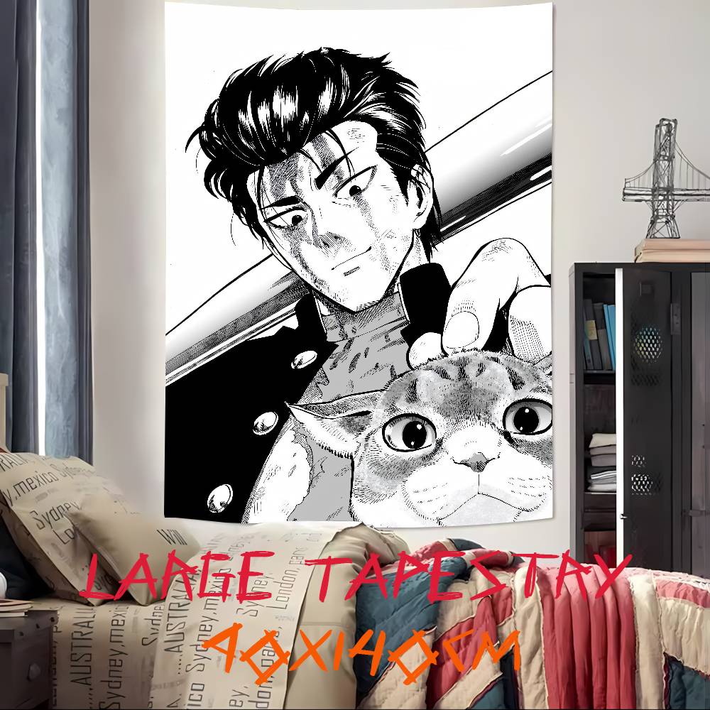 Large HOT Popular Cool Anime One PPunchS Top Man Tapestry Decoration Bedroom Dormitory Background Tapestry