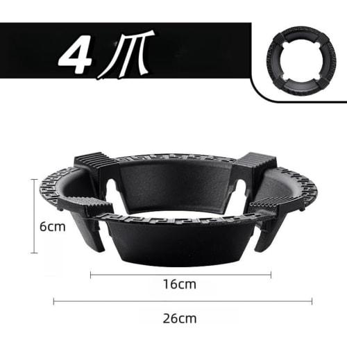 REENEW Overheat Prevention Sensor Compatible Auxiliary Trivet, Gas Stove Rack, Cast Iron Pot Ring, Windproof Stove Support Ring, Pan Holder Stand, Non