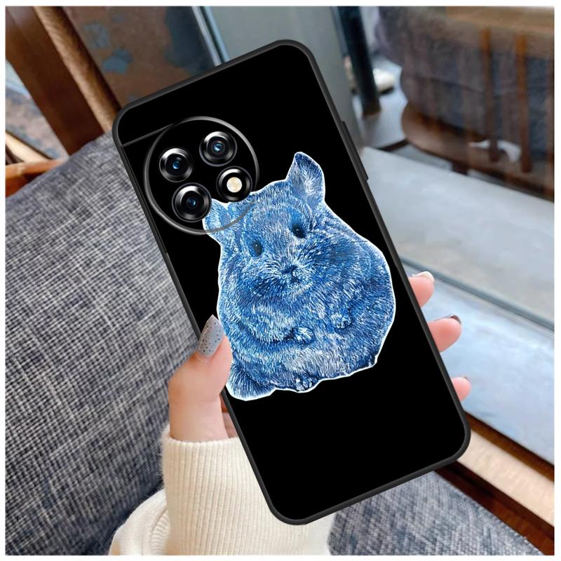 Cute Cartoon Chinchilla Case For OnePlus 13T 8T 10T 9 10 Pro 15 13 12 11 13R 12R Nord CE 5 2 3 4 Lite N20 N30 Coque