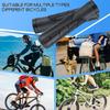 Bike Handlebar Grips, Aluminum Single Lock, Made of Soft High-Density Rubber, Suitable for BMX, Mountain Bikes MTB,Beach Cruisers, Scooters, Soft