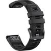 26mm Watch Band for Garmin Fenix 8 51mm/Fenix 6X/Fenix 7X,Quickfit Silicone Bands for Garmin Fenix 5X/Fenix 5X Plus/Fenix 7X Pro/Fenix 6X Pro/Fenix