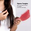 Hollow Hair Brush Detangling Wet Dry Use Fast Blow Drying Curved Hair Styling Comb for Women Men