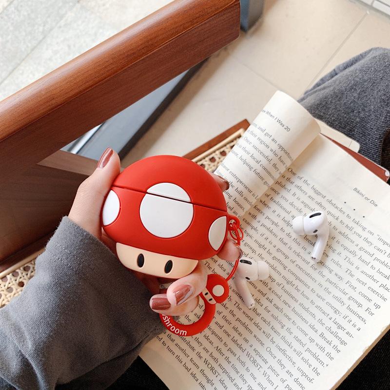 Applicable AirPods 1 Protective Case Cute Cartoon Silicone 1st Generation 1st Generation 4th Generation New 3rd Generation Apple Wireless Earphone Cas