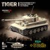 Military WW2 Tiger I Heavy Tank Building Blocks KV-2 Panther Tanks Army Weapons Soldiers Bricks Kids Toys Boys Birthday Gift