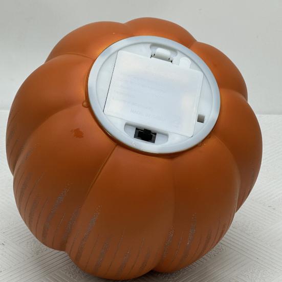 Twinkle Pumpkin Night Light with Timer Halloween Glass Starry Night Lamps Auto-Off LED Fall Decoration for Tabletop Mantel