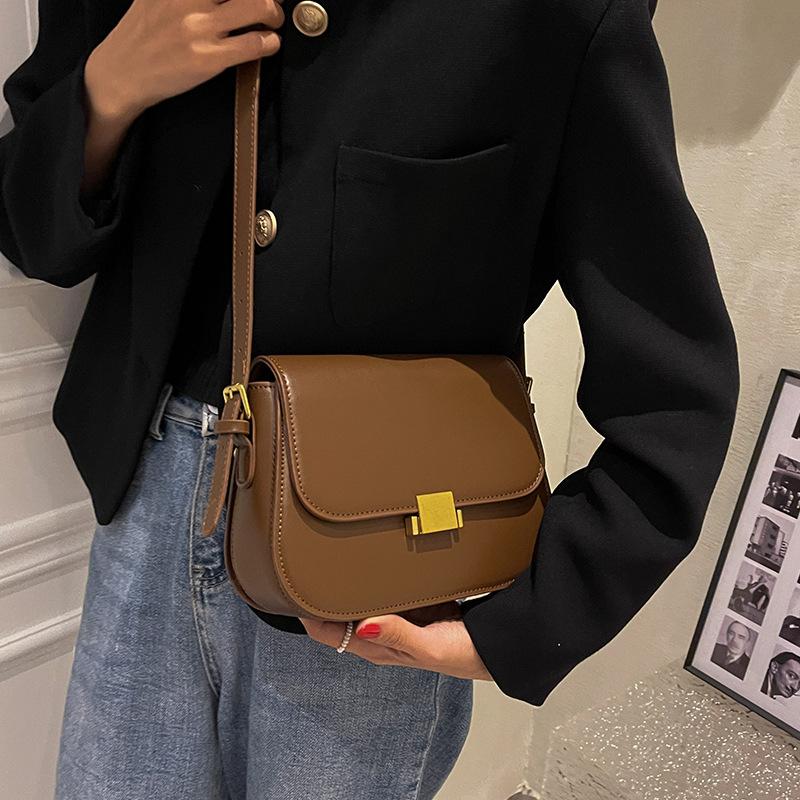 Popular Retro Small Bag Women's 2025 New Fashion Shoulder Bag Summer Popular Crossbody Bag Small Square Bag