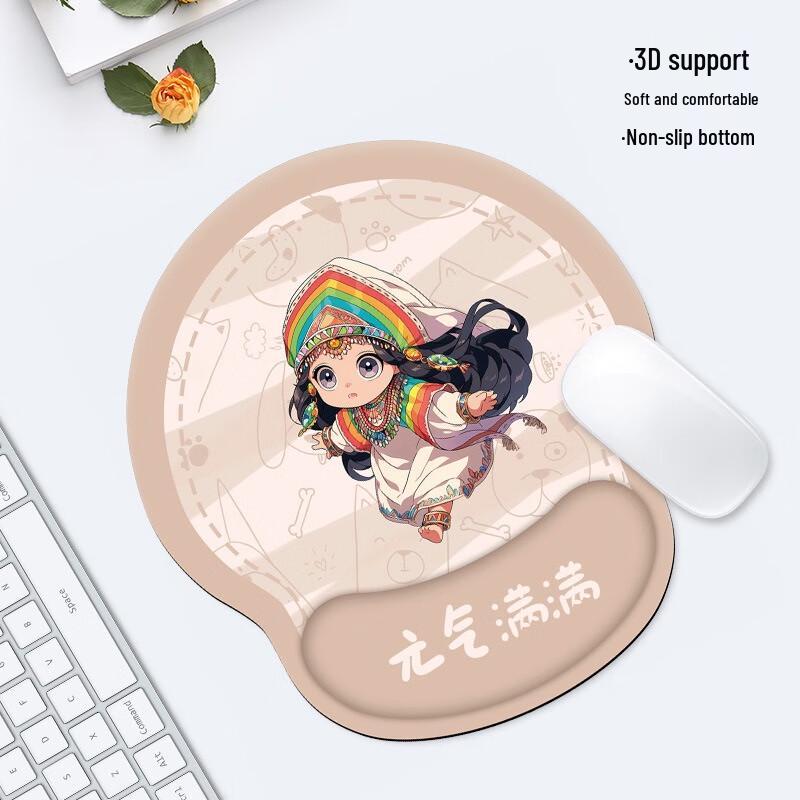 Fumede Ergonomic Silicone Wrist Rest Mouse Pad (2-Pack)