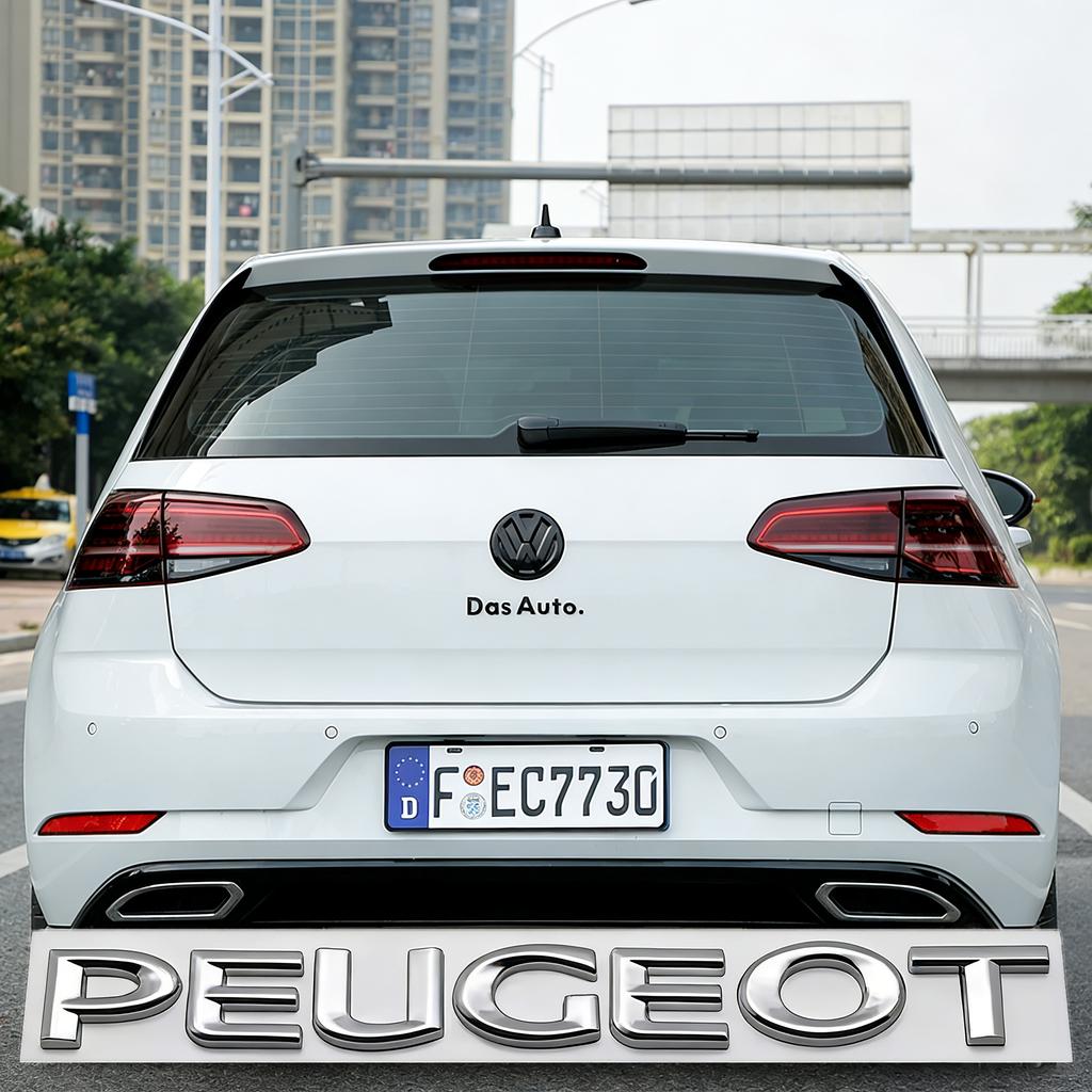 EPYFH1 Car Front Grille Badge And Rear Trunk Emblem Lid Logo Accessories For VW GTI Golf MK7 MK8 Polo Passat B8 CC Tiguan / Car Hub Cap