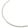 Les Trésors De Lily [P7641] - Silver White 'Sissi' Designer Necklace - 43 Cm 3 Mm