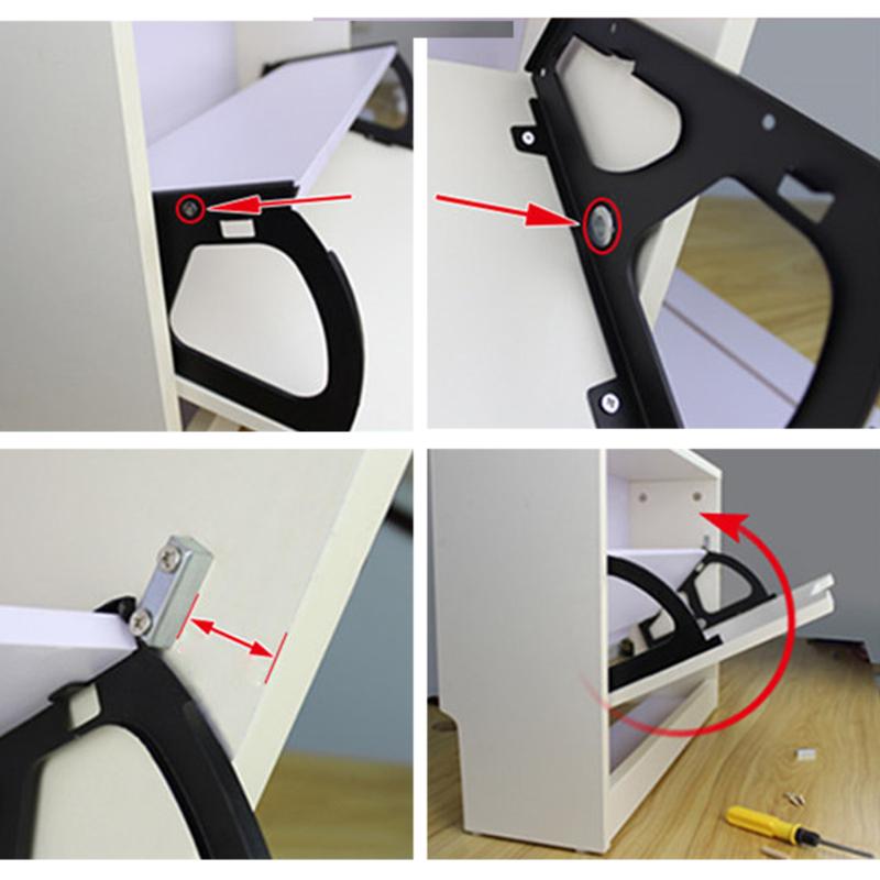1 Pairs Cabinet Hinge Fan Shape 1/2/3 Layers Drawer Hinges Replacement Fittings Flip Frame Hinges Furniture Hardware