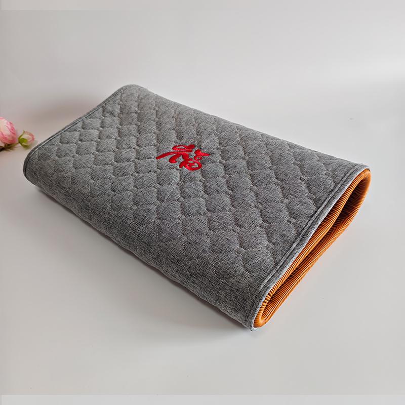 Free Shipping Chinese Style Cervical Neck Support Pillow – Breathable Hand-Woven Rattan, Firm and Adjustable for Home Use