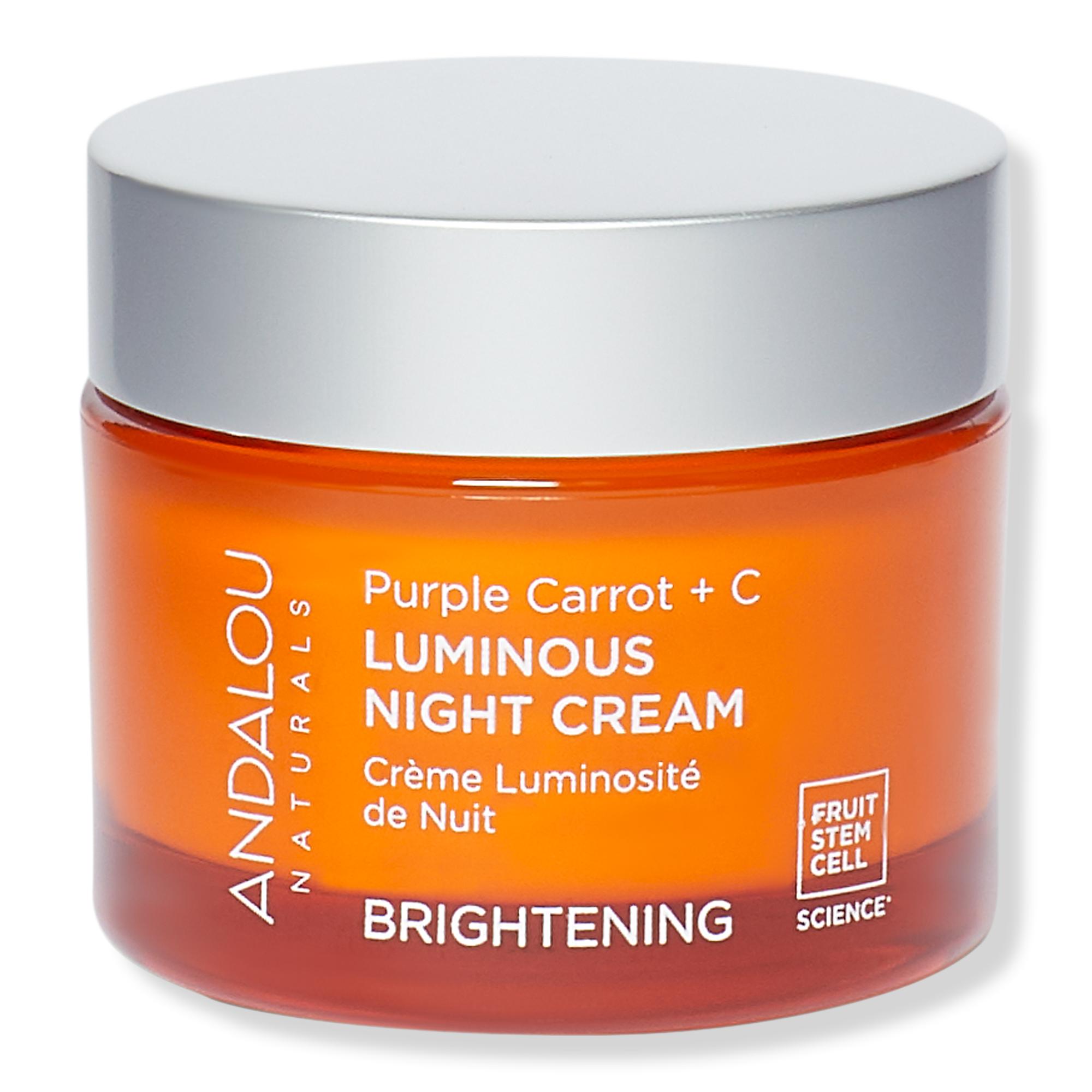 

Andalou Naturals Осветляющий ночной крем с фиолетовой морковью + C, 1,7 унции