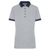 James and Nicholson Womens/Ladies Heather Polo Shirt