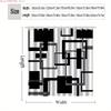 1pc geometric pattern printed shower curtain high end   -   With Hooks Waterproof Mildew Proof Easy Install Washable