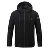 Men's Smart Heated Winter Jacket with Hood - Warm, Constant Temperature, Cold-Proof Cotton Coat