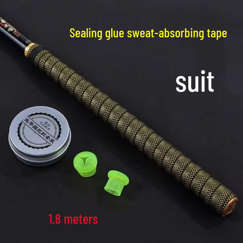 Rutschfestes Gummi-Angelruten-Griffband - Schweißabsorbierende Handwickel-Abdeckung
