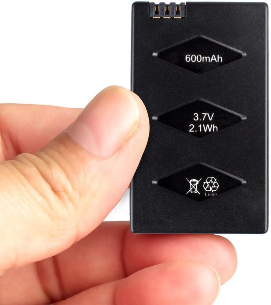 Set of 3 LiPo Batteries 3.7V 600mAh 20C for Parrot MiniDrone | 3-Port Fast Charger with IC Protection | Wide Compatibility with Drones & RC Models