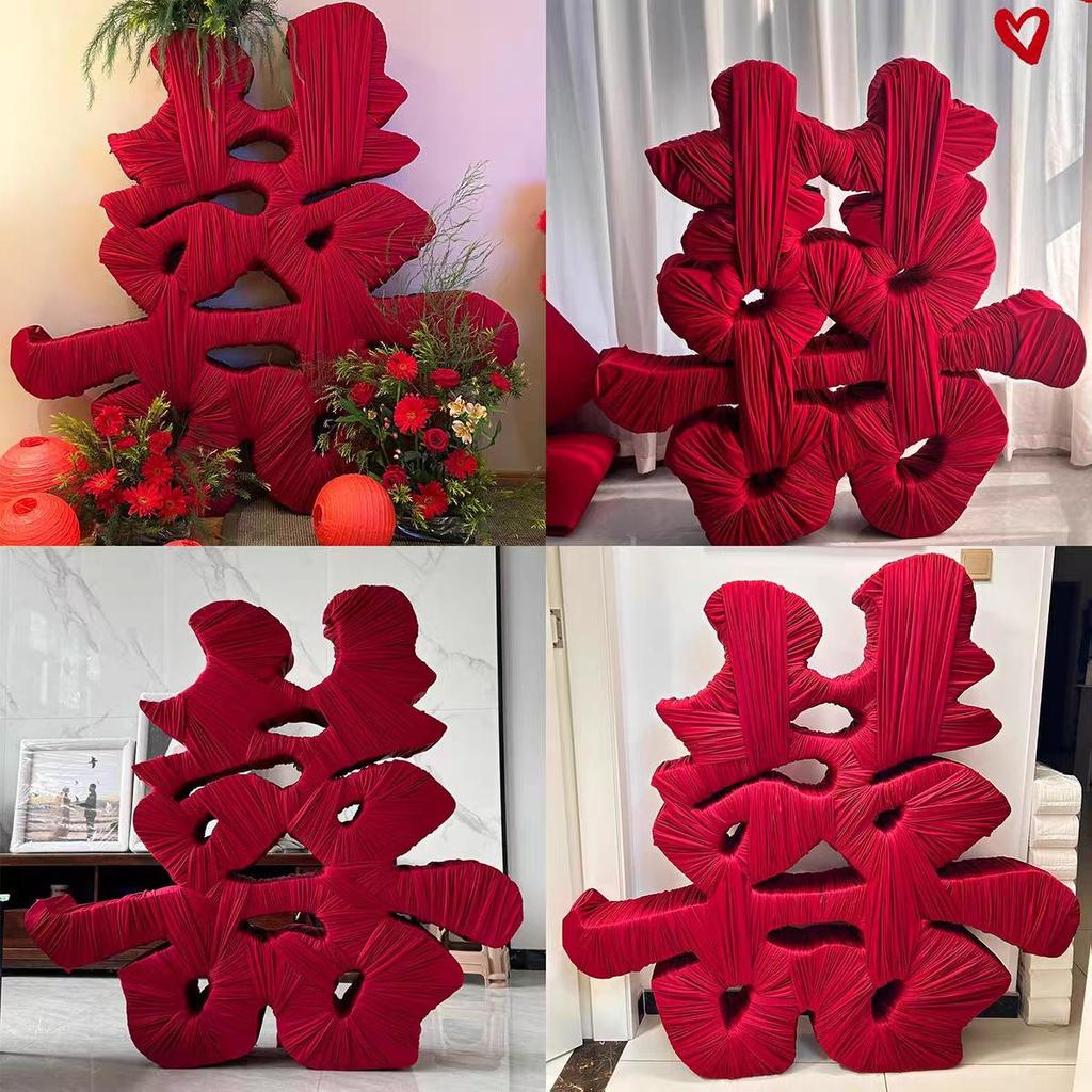 Набір весільних картонних прикрас «Подвійне Щастя», ручна робота