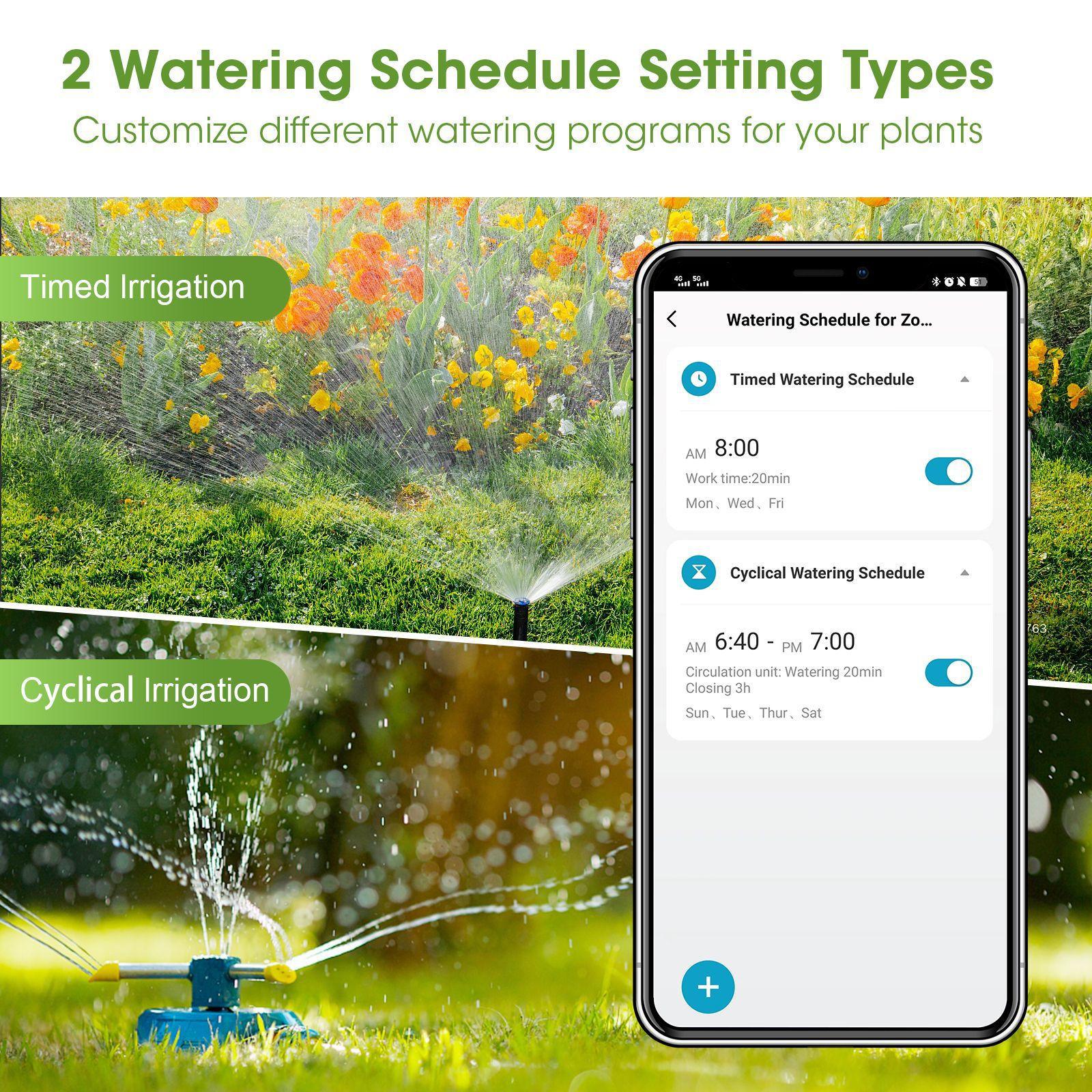 Weatherproof Intelligent Irrigation Timer Device For Greenhouse Lawn Automatic Watering System Plant Remote Scheduling 1