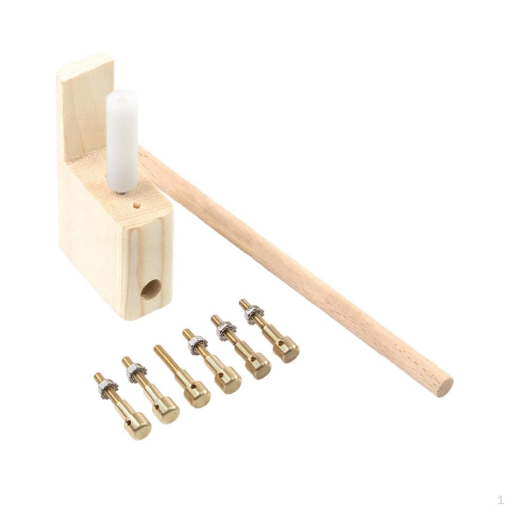 Bridge Pin Repair Kit, Musical Instrument Accessories, Portable, Sturdy, Lightweight, Compact,